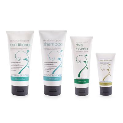 Our current sensitive skin and scalp range